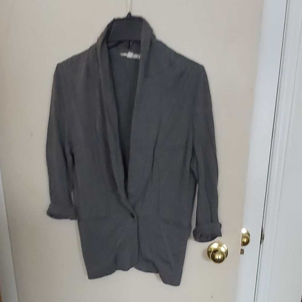 Loft casual french terry blazer